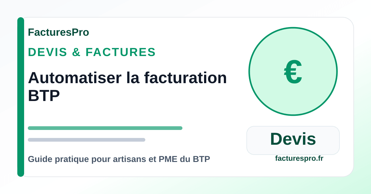 Automatiser la facturation BTP : les tâches à déléguer en priorité