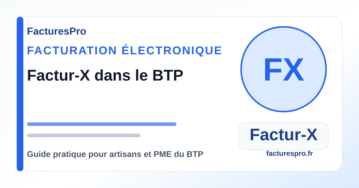 Factur-X 2026 dans le BTP : les obligations à comprendre