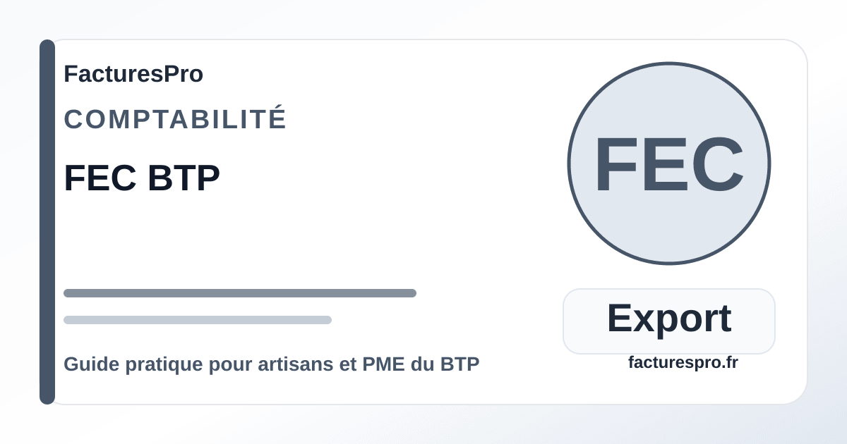 FEC BTP : les erreurs courantes à éviter avant export