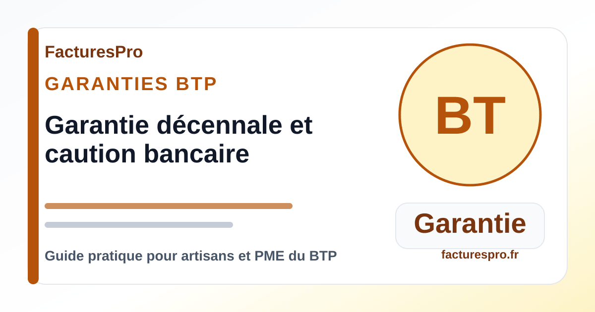 Garantie décennale et caution bancaire : quand les vérifier sur un chantier