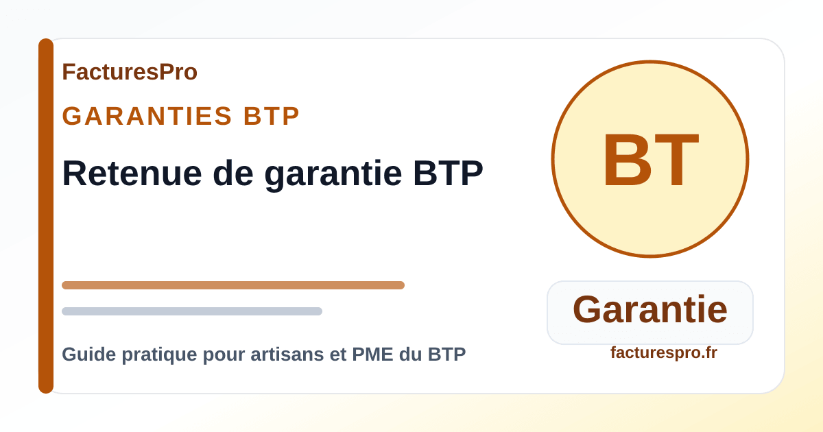 Retenue de garantie BTP : anticiper le suivi et le déblocage des montants