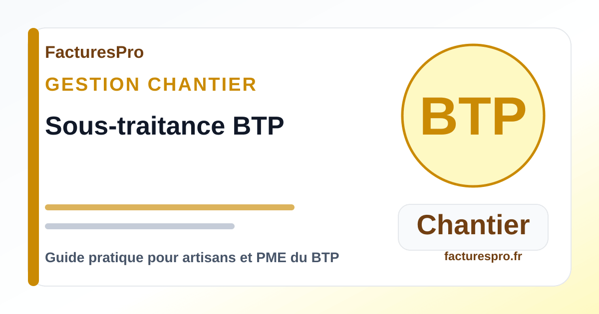 Sous-traitance BTP : les clés d'une gestion administrative fiable